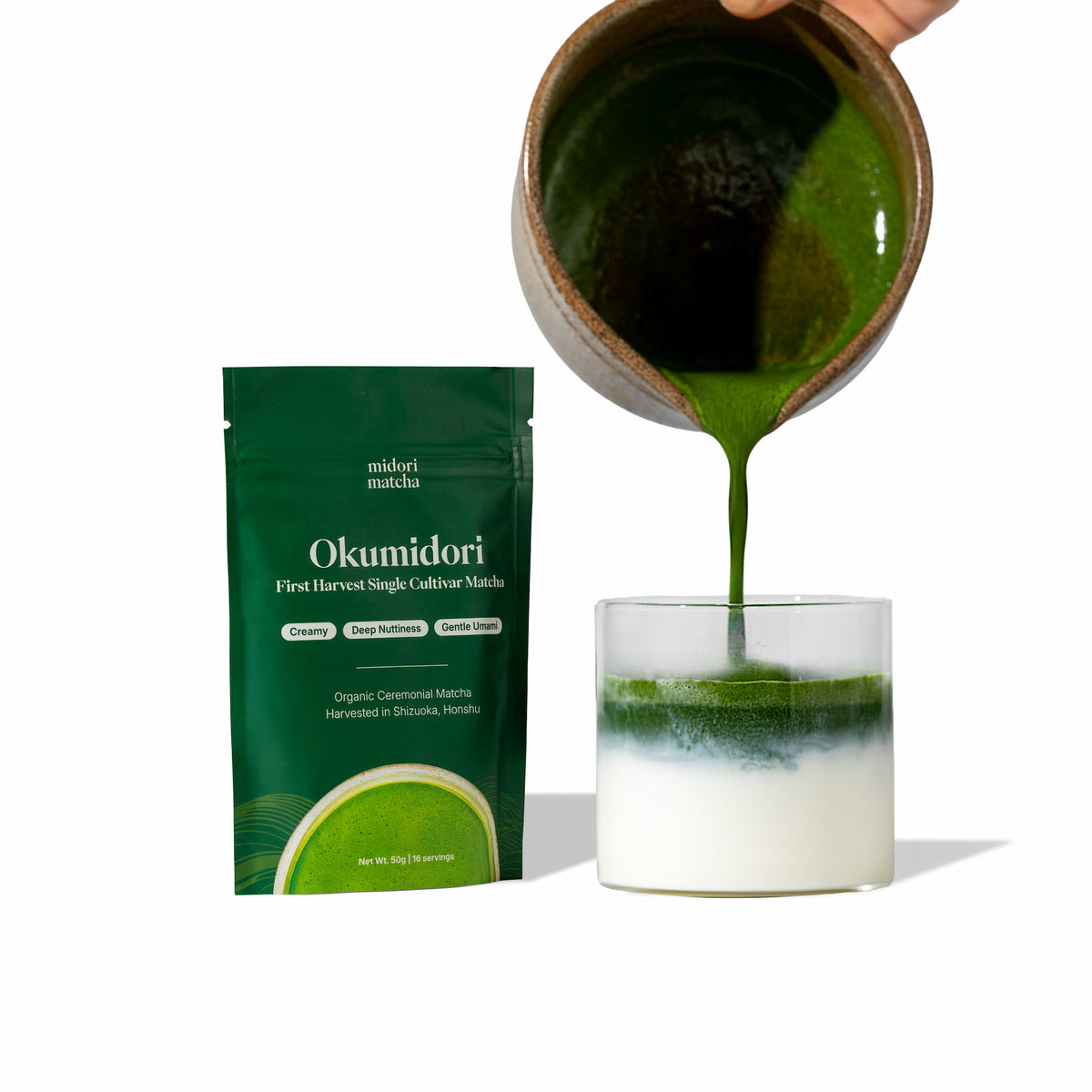 Okumidori Single Cultivar Ceremonial Matcha Pouch