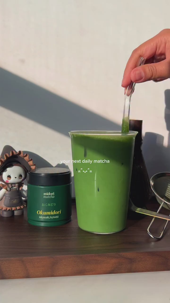 Okumidori Organic Ceremonial Matcha – Midori Matcha